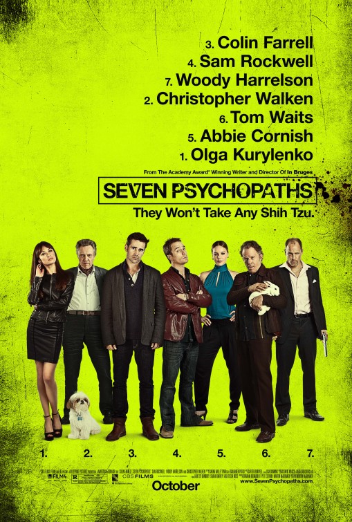 세븐 싸이코패스(Seven Psychopaths)-싸이코 '킬러들의 수다'