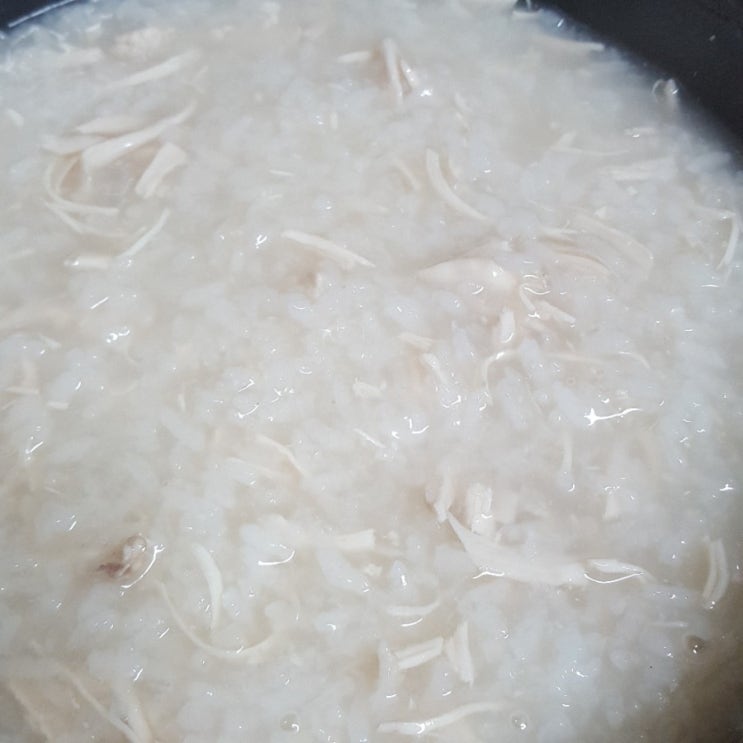  단백질 섭취가 필요한 할머니를 위한 <닭가슴살죽> 만들기