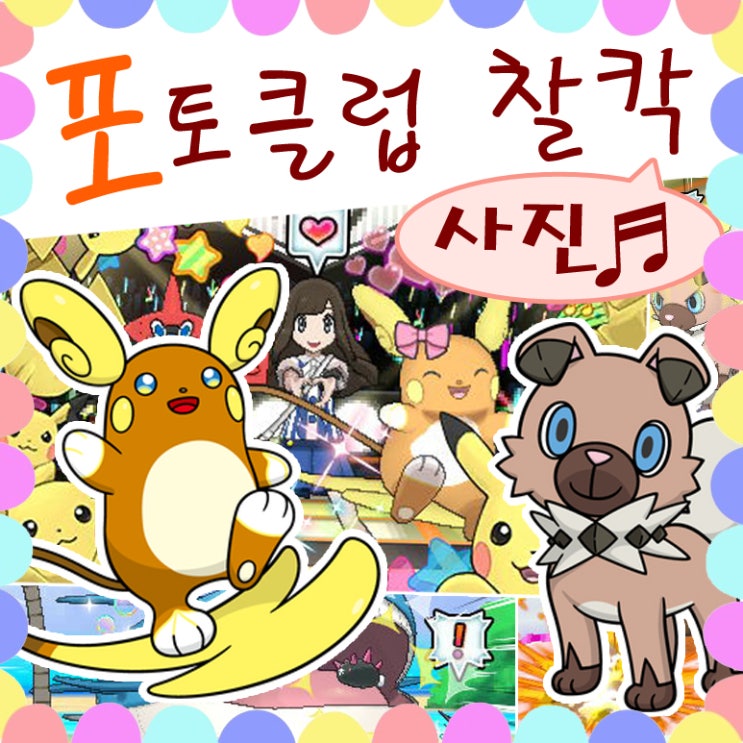  포켓몬스터 울트라썬문 알로라 포토클럽 좋아요