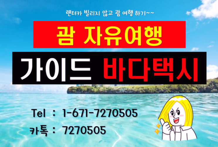  괌한인택시에서 알려드리는 괌에오시면 꼭사서가야하는것들:)