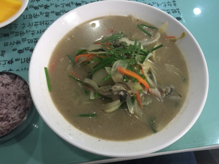  굴짬뽕밥
