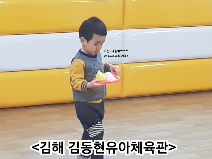  12월부터 김해 김동현 유아체육관 보낼거에요