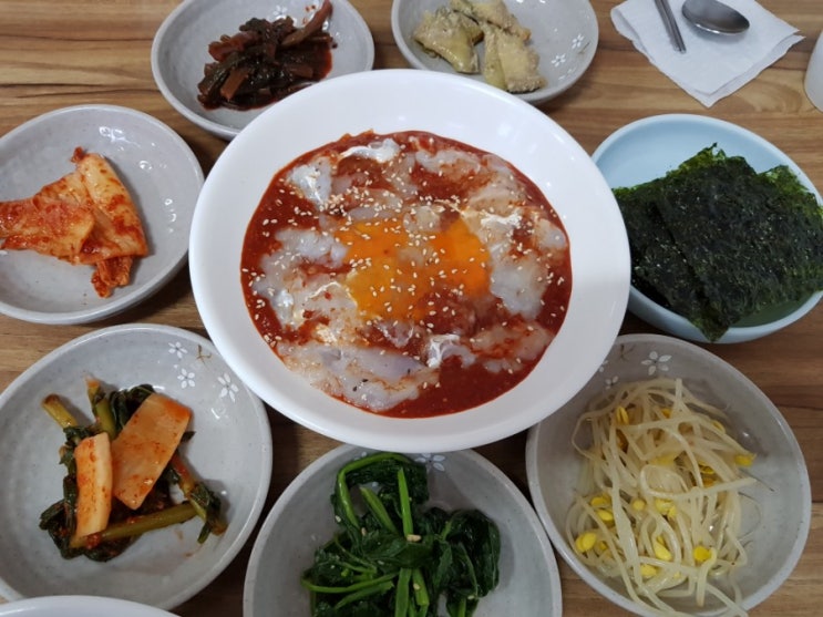  목포맛집 게살비빔밥 장터식당