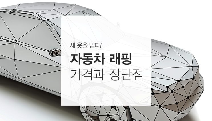  새 옷을 입다! 자동차 래핑 가격과 장단점
