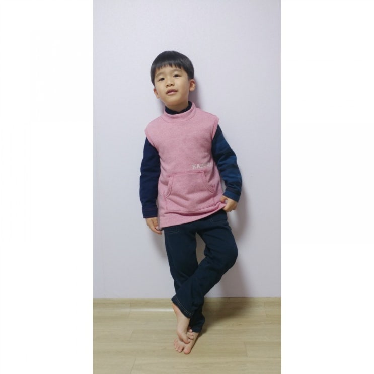 오늘 뭐입지? 171204 데일리룩 (블랙야크키즈기모셔츠, 헤지스키즈저지베스트)