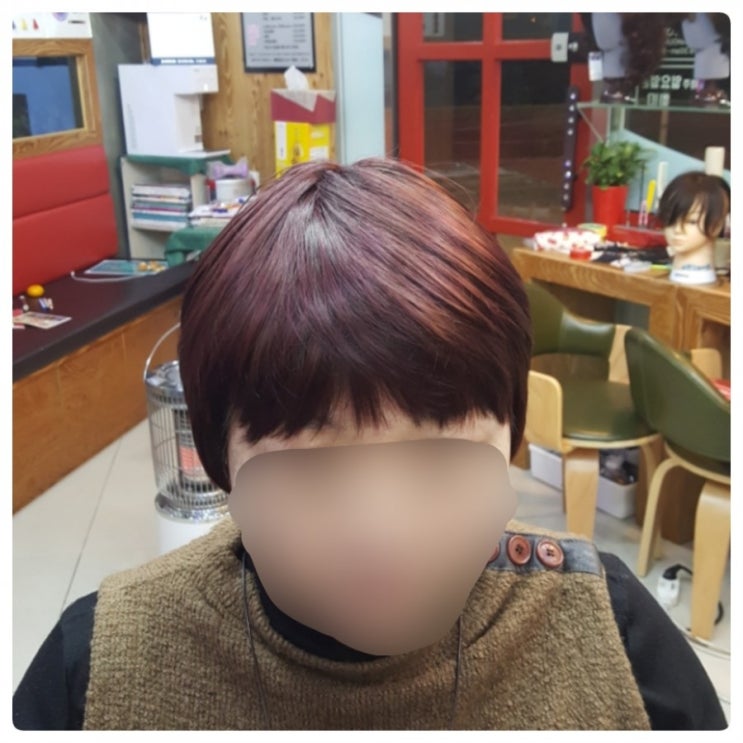  #김호증모가발#춘천가발#전체가발#패션가발로~  염색하기싫어서 #패션가발 합니다~