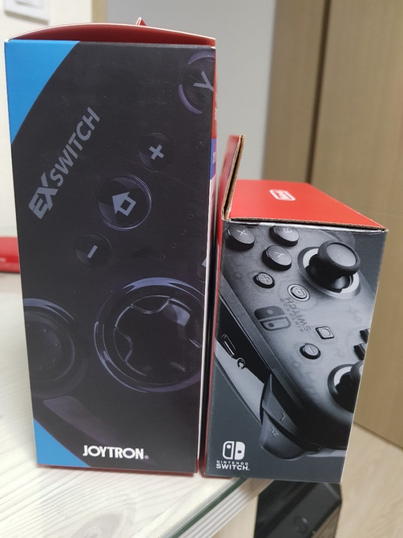 닌텐도 스위치 프로컨트롤러와 조이트론 EX 스위치 비교 리뷰 : 네이버 블로그