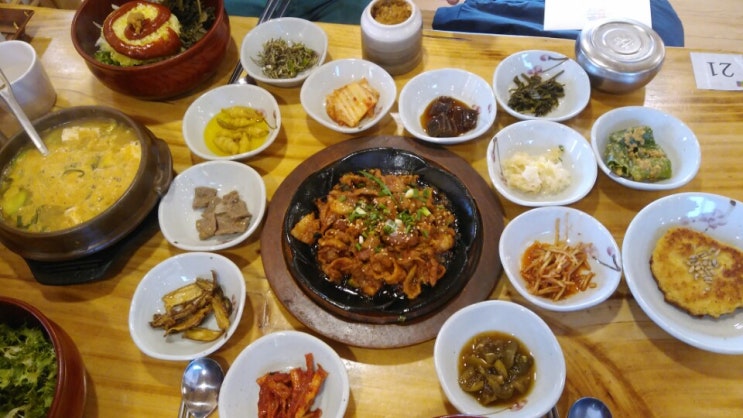 파주아울렛맛집 - 마니산산채