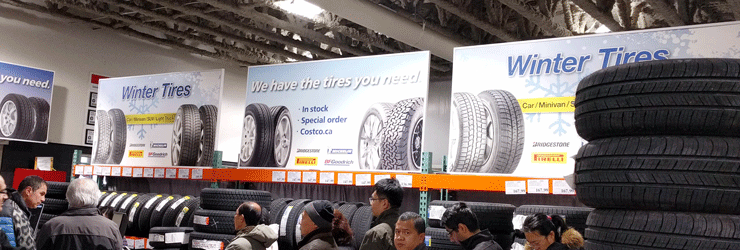  윈터타이어 교체하세요...밴쿠버 겨울에 대비해서...버나비 COSTCO 타이어센터