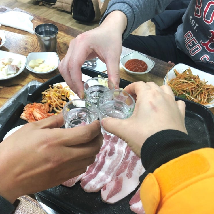  먹고 또 먹은 수요일,  충주 불타는삼겹살 / 왕천파닭