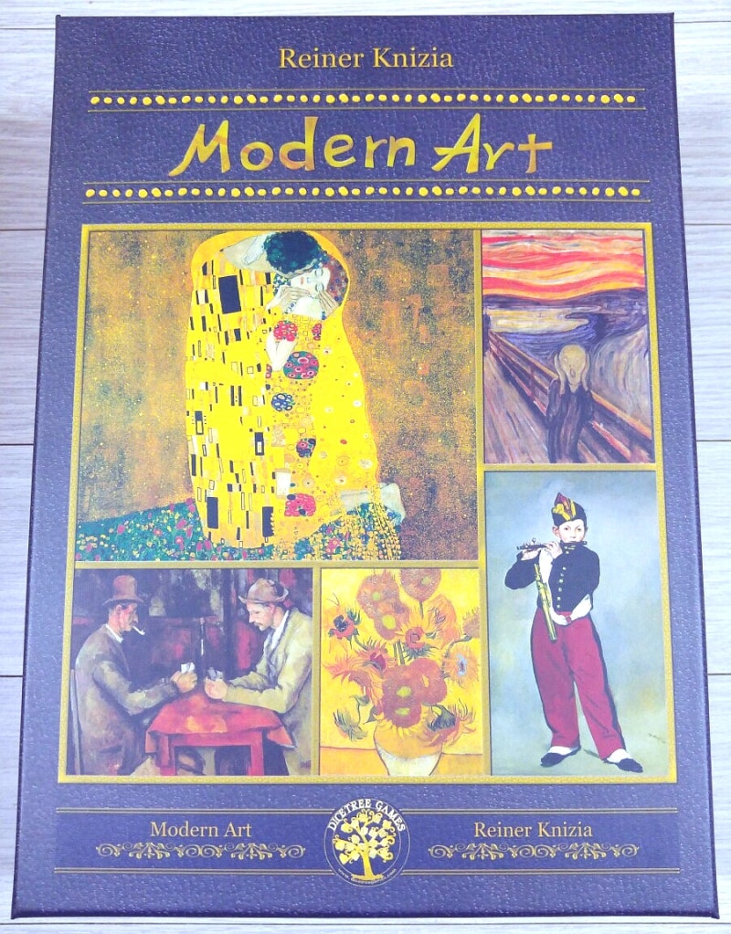 모던아트 한글판 (Modern Art) 보드게임 개봉기 및 간단소개 / 경매 게임의 끝판왕 / 보드피아 : 네이버 블로그