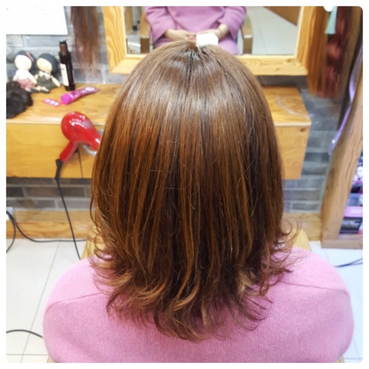  #춘천가발#김호증모가발#부분가발#이은주헤어살롱에서 #가르마볼륨피스로 흰머리커버 및 볼륨빵빵 살렸어요~