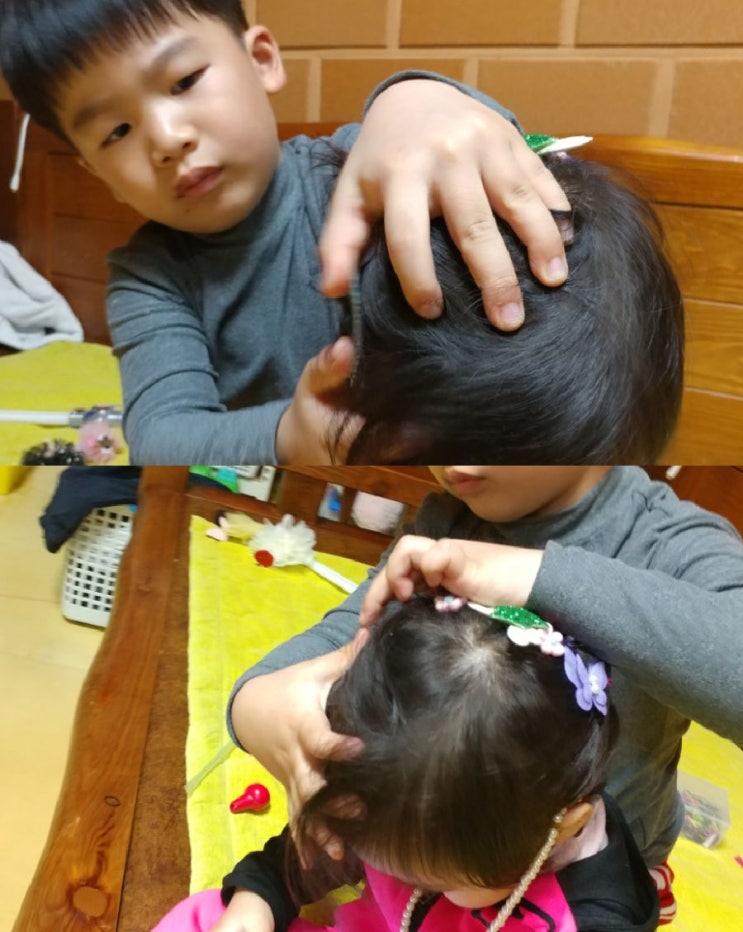 워킹맘 육아일상) 내사랑 너의사랑 머리핀 요정&hearts;