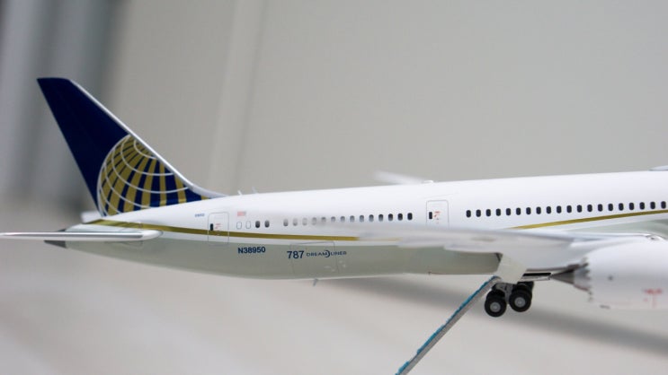  1:200 Gemini jets United Airlines 유나이티드 항공 Boeing 787-9 다이캐스트 모형
