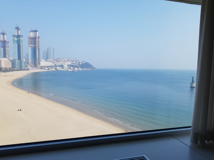 부산 웨스틴 조선호텔 이그제큐티브룸 feat. 해운대뷰