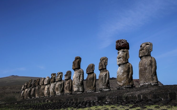 칠레 이스트섬 모아이석상 : 네이버 블로그