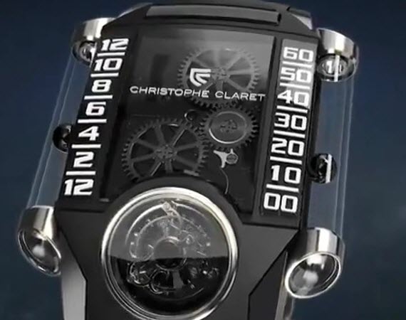  당신이 상상해본적도 없던 새로운 방식의 기계식 시계 디스플레이 방식 [Christophe Claret X-TREM-1]