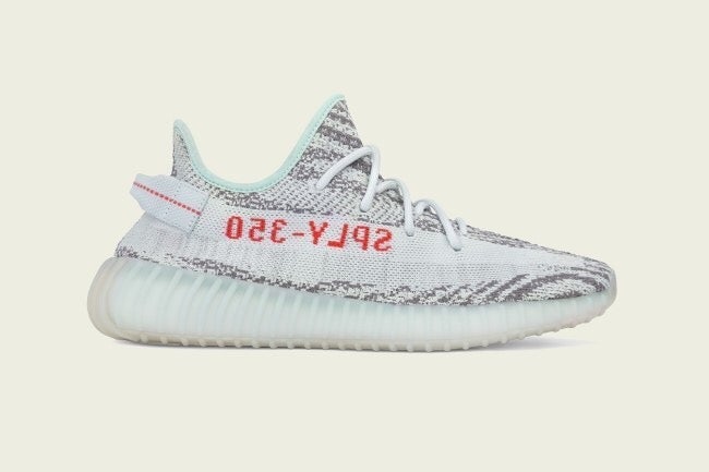 Yeezy zebra bleu 2025