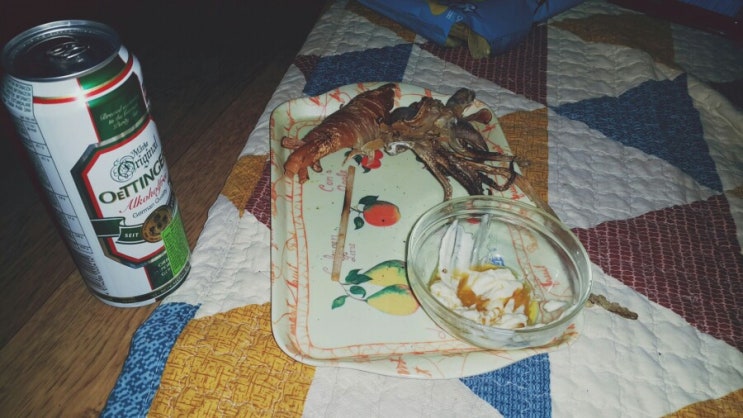  육퇴후 맥주 엔 오징어