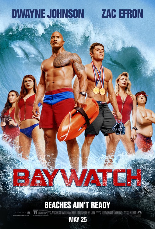 베이워치:SOS 해상구조대(Baywatch)(무삭제판)-출렁이는 가슴이 돌아왔다!... 드웨인 존슨과 잭 에프런의 가슴이라서 문제지... ㅋㅋ.