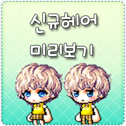  * 메이플스토리 캐시 미리보기 : 신규헤어 - 깜찍 뿔뿔이, 바브드 레프, 솔솔, 미나, 미미, 미로