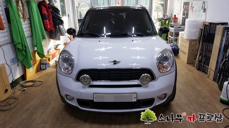  미니 컨트리맨 R60 전방카메라 장착