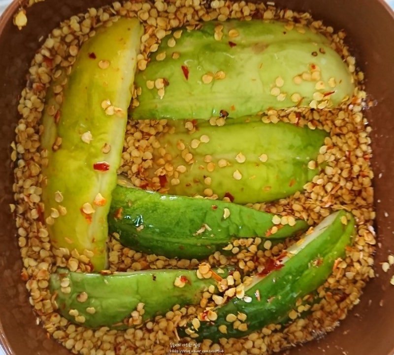 오이장아찌 참외장아찌 만드는 초간단 황금레시피