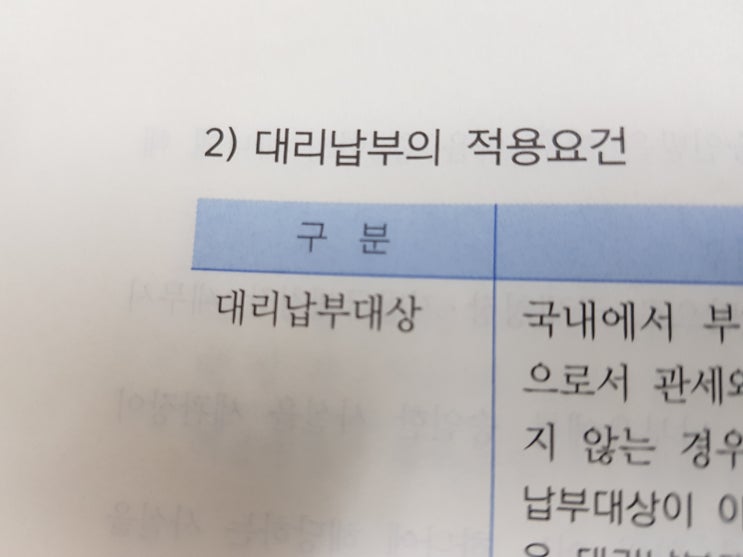  국외사업자가 공급한 용역에 대한 납부