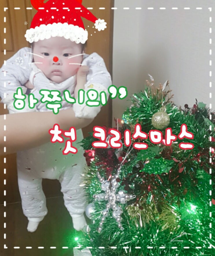  하쭈니의 첫 크리스마스의 하루.