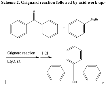 유기화학실험] Grignard Reaction 그리냐르 반응 : 네이버 블로그