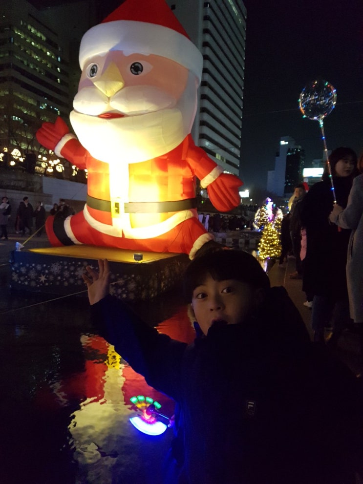  2017 청계천 크리스마스 축제 다녀와서 쩝..