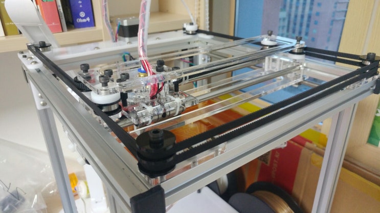 3D 프린터 H-bot 에서 Core-XY로 교체