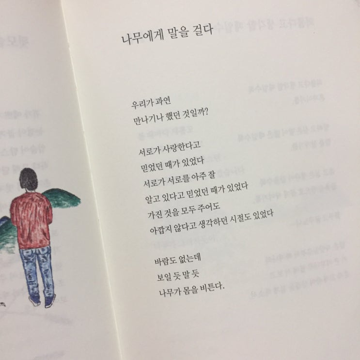 꽃을 보듯 너를 본다(나태주) 꾸밈없는 표현에서 오는 감동