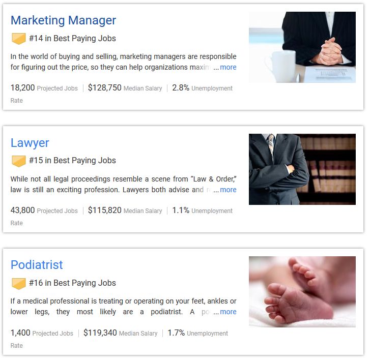 미국에서 연봉이 높은 직업 Top 25 - Best Paying Jobs in US : 네이버 블로그