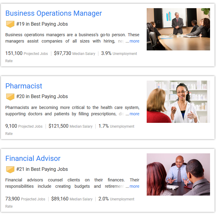 미국에서 연봉이 높은 직업 Top 25 - Best Paying Jobs in US : 네이버 블로그