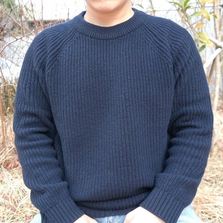  페이퍼리즘 니트 두툼한 7게이지 따뜻해