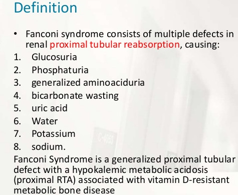 Fanconi Reno Tubular Syndrome _ Renal Fanconi syndrome: taking a ...