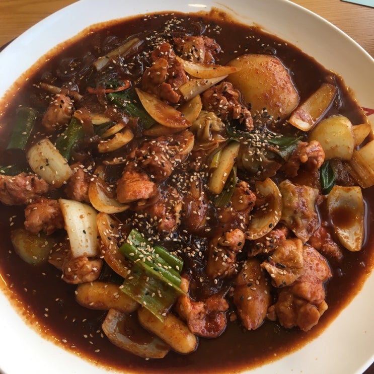  광주 조대 매운찜닭 맛집, 새빨간죠스찜닭