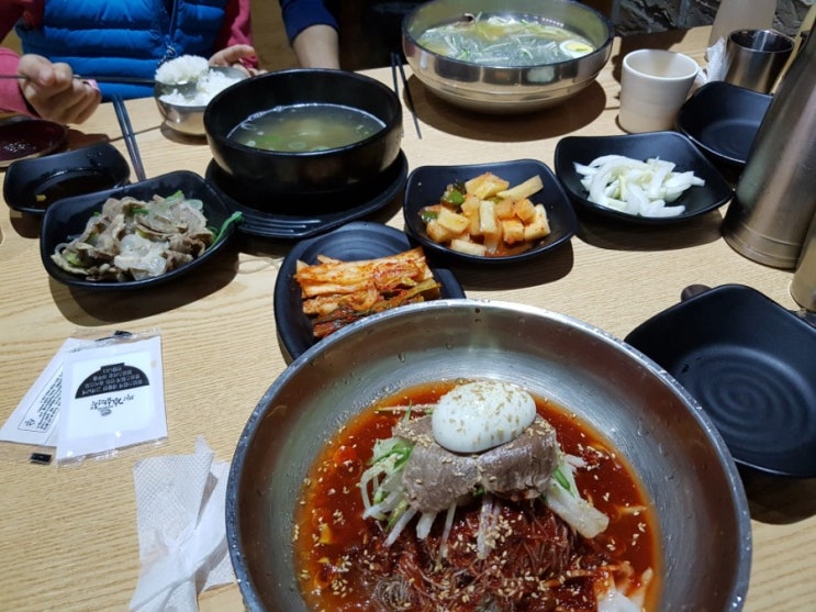  중산동 냉면 오실장강남면옥~엄지척!