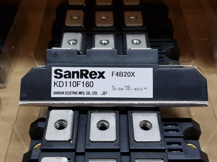  [판매중] KD110F160 / SANREX 다이오드 모듈 / KD110F120 / KD110F80