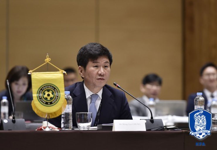 <b>정몽규</b> 대한<b>축구</b>협회장, <b>동아시아축구연맹</b> 회장에 선출