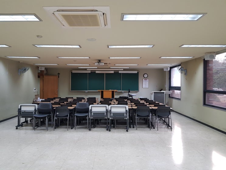  가톨릭대학교 성신교정 일반강의실 AV 환경개선 구축