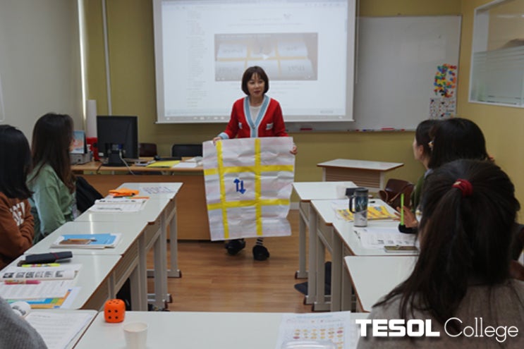  [부산 테솔/영어게임] 돗자리 하나로 파닉스 DDR 게임!