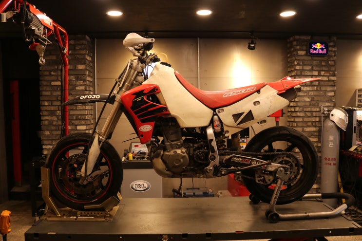  HONDA XR650R 포크 오버홀 - [바이킹넷 대전점 길스개러지]