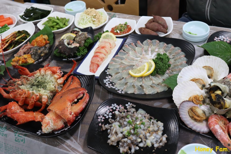  부산 자갈치시장 맛집 백호상회 랍스터코스!
