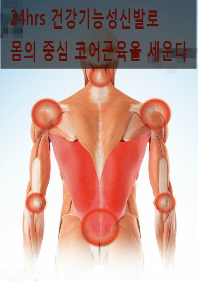  중심 코어 근육을 강화하는 건강기능성신발 24hrs 워킹화 추천