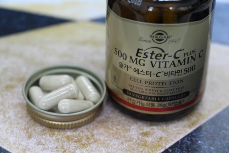 솔가 에스터C 비타민500 흡수율 높고 특허받았단다