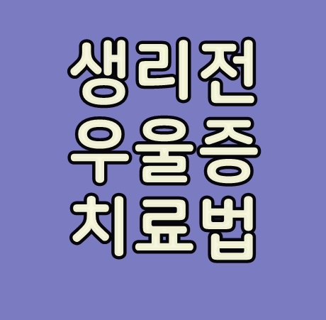 생리전우울증 치료법