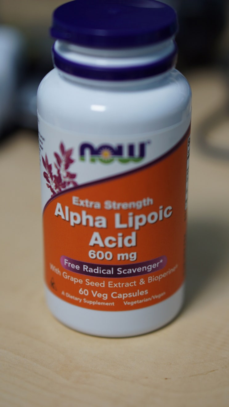  [아이허브 직구] Now food Alpha Lipoic Acid 600mg 복용 후기