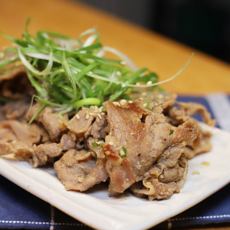 [돼지고기 요리]돼지불고기 간장양념으로 맛있게 즐겨요.